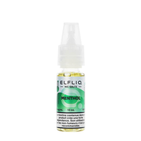 Le e-liquide Menthol ELFLIQ par Elfbar en 10ml