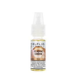 Le e-liquide Classic Crème ELFLIQ de chez Elfbar en 10ml