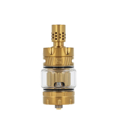Zoom sur le clearomiseur Blaster 2 Sub-Ohm du kit Rayden 100 V3 IM Limited Edition de BD Vape
