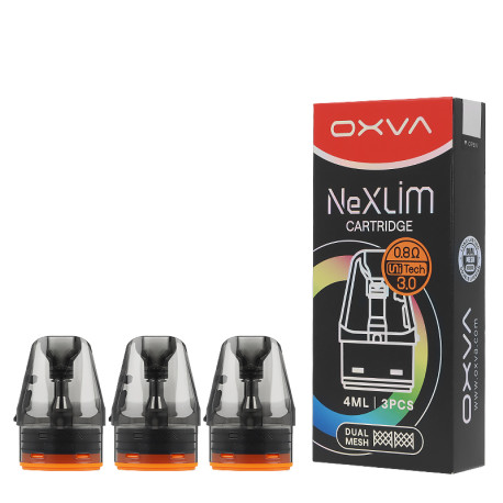 Pack de 3 cartouches NeXlim V3 0.8ohm de OXVA