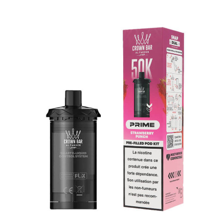 La cartouche Strawberry Punch Hyper Max 50K de Al Fakher