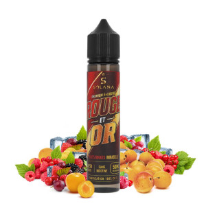 Le e-liquide Rouge et Or Stadium Series de Solana en 50ml