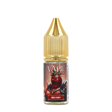 Le e-liquide Red Fury Sel de Nicotine Vape Of Legends par Levest en 10ml