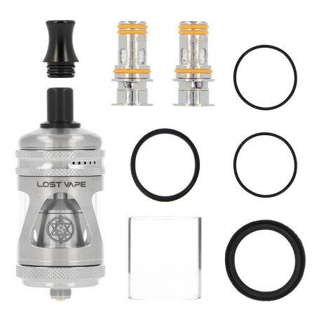 Le contenu de la boîte du clearomiseur Centaurus Nano MTL par Lost Vape