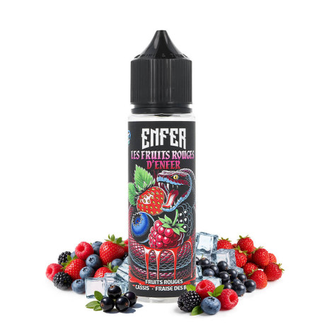 Le e-liquide Les Fruits Rouges d'Enfer Enfer de Vape47 en 50ml