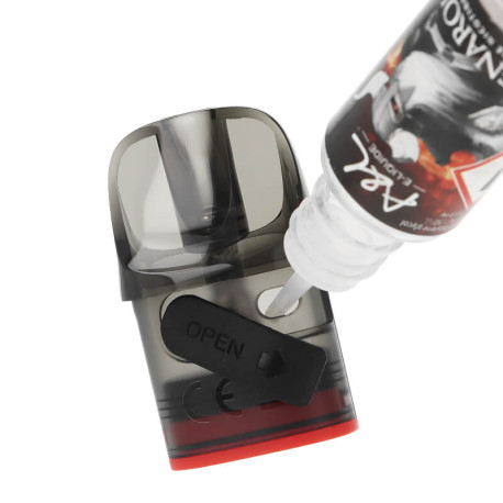 Le remplissage de la cartouche du pod Thelema Elite DM45 par Lost Vape