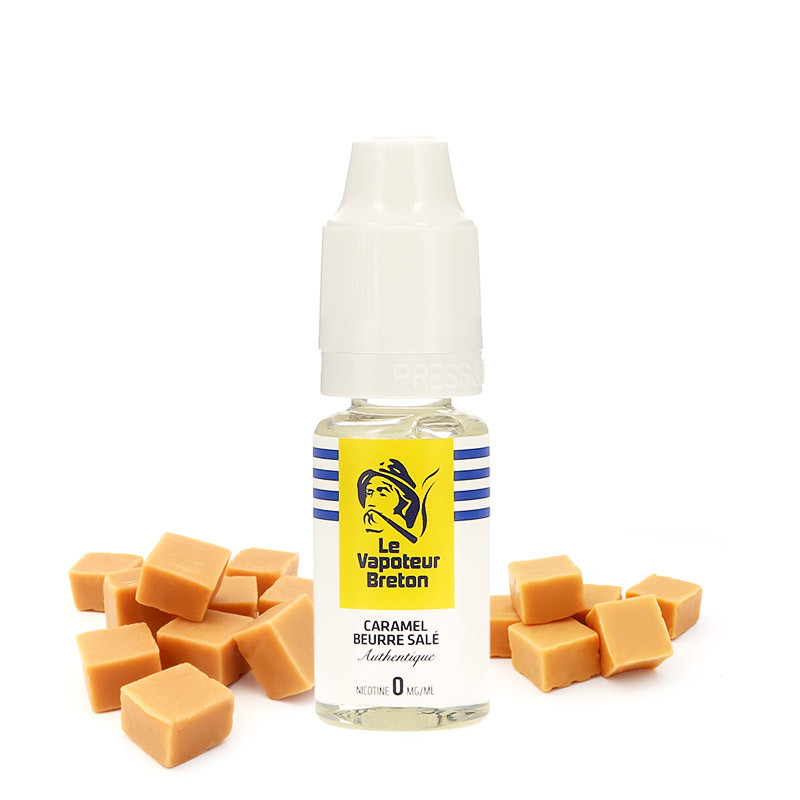Caramel beurre salé: e-liquide Le Vapoteur Breton 10 ml