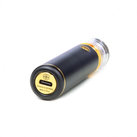 The USB-C port of Dotmod's Dotstick 1,650mAh kit