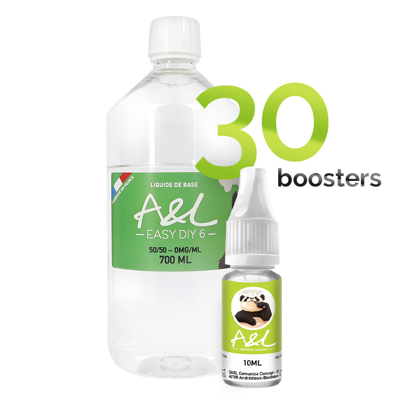 Pack de 10 Boosters de Nicotine par A&L - Booster pour Base DIY - A&L