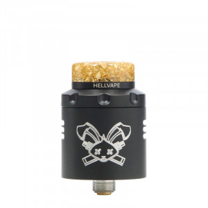 Hellvape's Dead Rabbit V3 RDA dripper in Matte Black