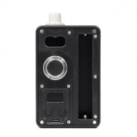 The single battery compartment of Vandy Vape's Pulse AIO Mini kit