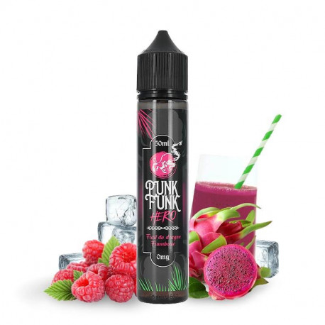Vapeology's Punk Funk Hero Fruit du Dragon Framboise 50ml e-liquid