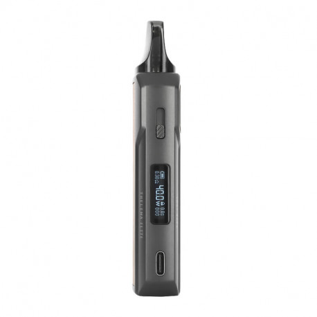 The OLED screen of Lost Vape's Thelema Elite 40 podmod