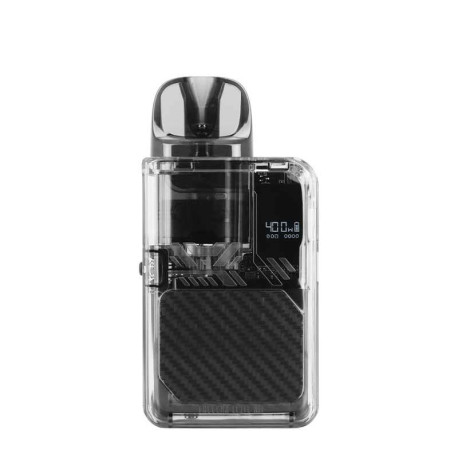 The OLED screen of Lost Vape's Thelema Elite Art 40 podmod