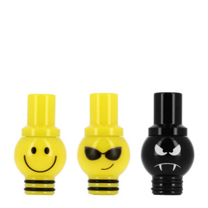 The three Fumytech's Smile S 510 drip tips in Motif B