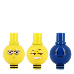 The three Fumytech's Smile L 510 drip tips in Motif D