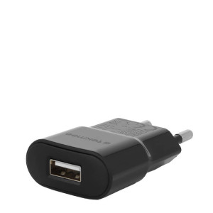The Tekmee's 1A USB Wall charger in Black