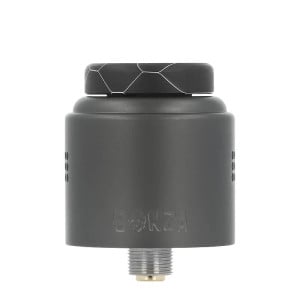 Thunder Cloud X Vaping Bogan's Bonza Pro RDA dripper in Matte Gunmetal