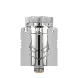 Hellvape's Dead Rabbit V3 RDA Joker Edition dripper in Shiny Steel