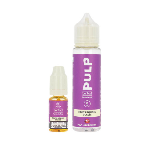 Pulp Le Pod Liquide Fruits Rouges Glacés 60ml E-Liquid in 3mg/ml 