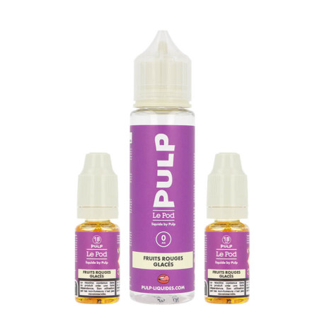 Pulp Le Pod Liquide Fruits Rouges Glacés 60ml E-Liquid in 6mg/ml