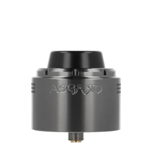 Vaperz Cloud's Asgard XL RDA dripper in Gunmetal
