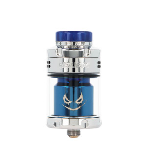 The Dead Rabbit V3 RTA Joker Edition with Voopoo's Drag 5 mod Shiny Blue