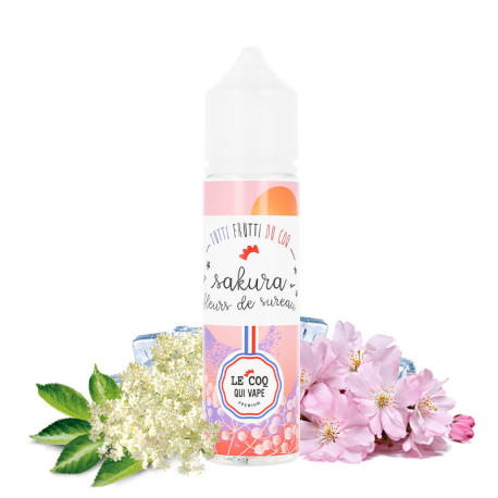 Le Coq Qui Vape Sakura Fleur De Sureau 50ml E-Liquid