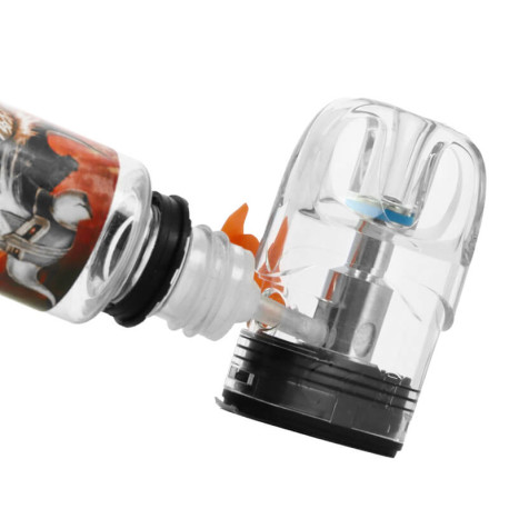The filling of Aspire's Pixo cartridge