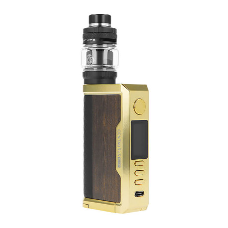 Lost Vape's Centaurus Q200 kit Gold Teak Wood