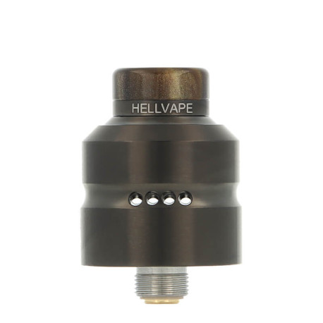 Hellvape's Dead Rabbit Mini RDA dripper in Gunmetal