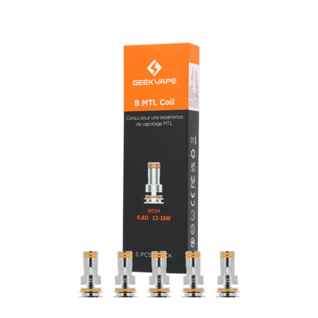 Geek Vape's pack of 5 Mesh coils 0.8ohm