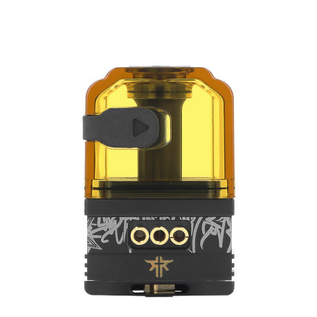 Thunder Cloud X El Mono Vapeador Boro Requiem RBA Atomizer in Gold and Black