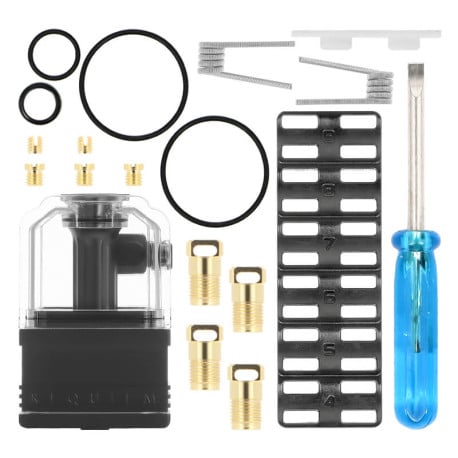 Box contents of Thunder Cloud X El Mono Vapeador's Boro Requiem RBA atomizer