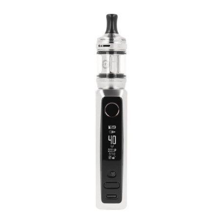 The 0.87" TFT color of Vaporesso's GTX One Pro Kit in Steel
