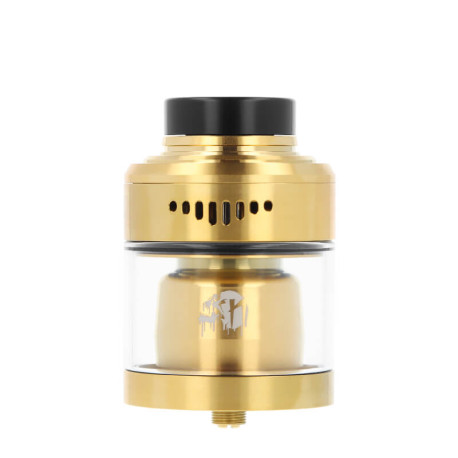 Suicide Mods' Nightmare XL RTA 40mm atomizer in Electric Gold