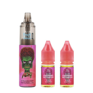 Fumot's Tornado RandM Strawberry Watermelon Refillable Puff