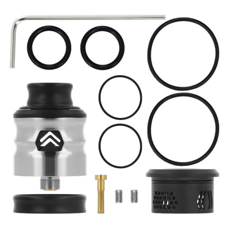 Box contents of Hussar's East RDA dripper