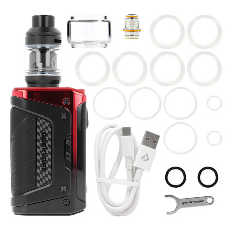 Box contents of Geekvape's Aegis Legend 5 kit
