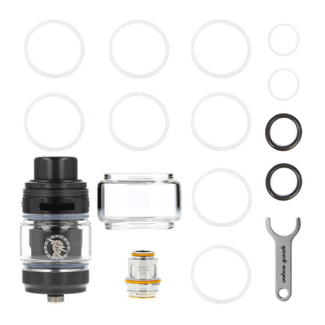 Box contents of Geekvape's Z Fli 2 clearomizer