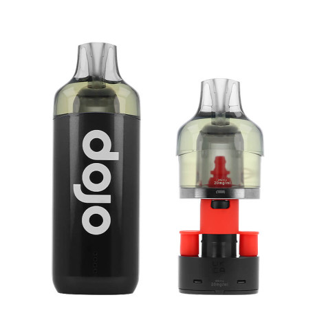 Box contents of Vaporesso's Cola Glacé Dojo Blast rechargeable puff