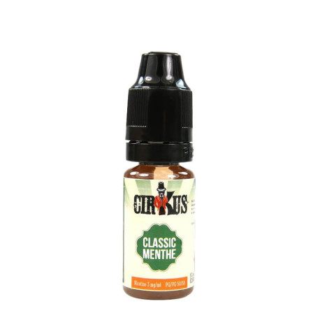 VDLV's Cirkus Classic Mint 10 ml e-liquid