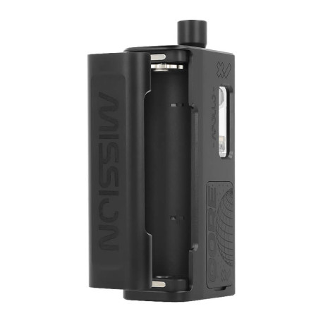 The single 18650 battery compartment of Dotmod X Mission XV's DotApollo kit