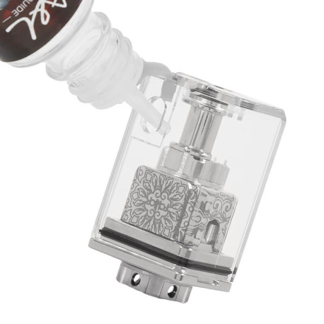 The filling of Dotmod's DotRBA X atomizer