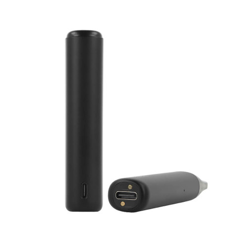 The USB-C port of the podmod and the external battery of Aspire's Nexi Pro kit