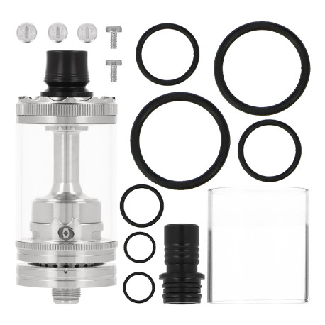 Box contents of Ambition Mods' Revorie RTA Atomizer