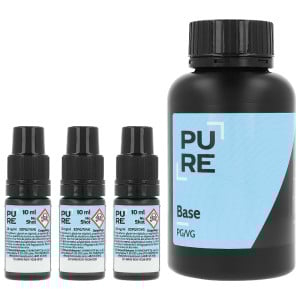 PURE's 200ml 50/50 Base DIY Pack in 3 mg/ml of nicotine