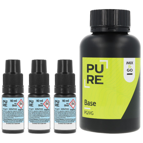 PURE's 200ml Mix&Go Base DIY Pack in 3 mg/ml of nicotine