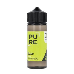 The PURE Mix&Go DIY 80ml base in a 120ml bottle