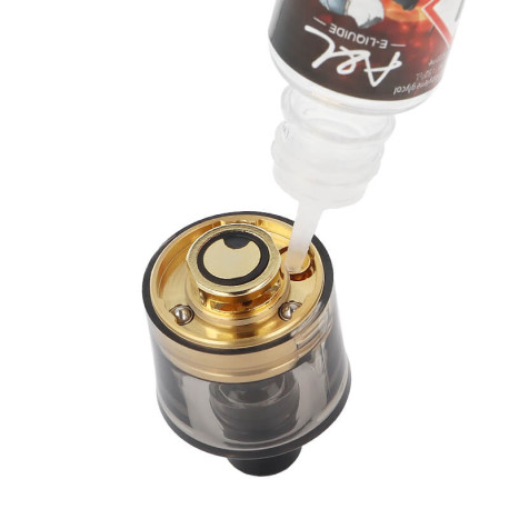 The filling of Dotmod's DotStick Tank clearomizer